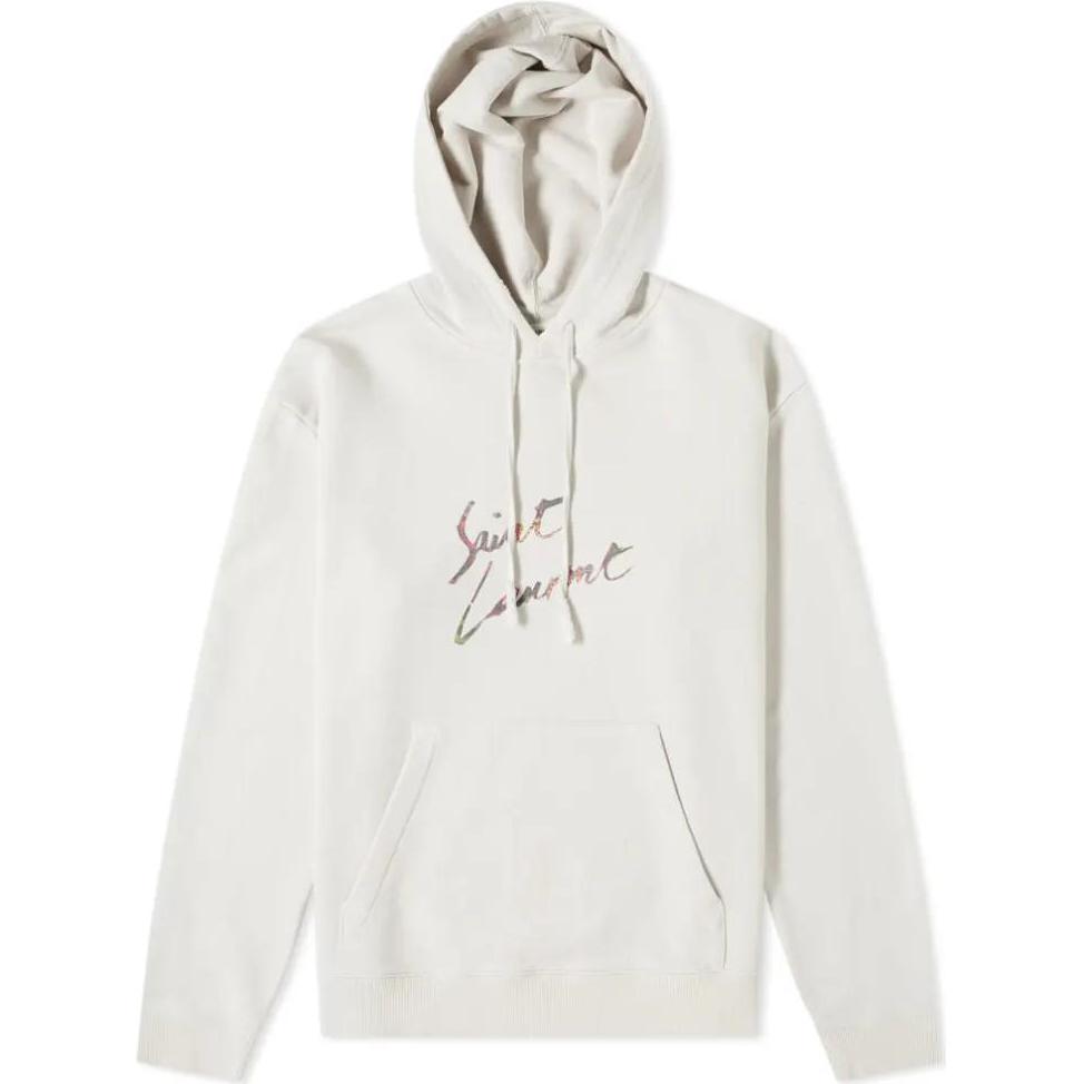 Saint Laurent SS23 Animal Print Hoodie White Long Sleeve 561169-YB2ZW-9721