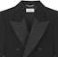 Purchase Saint Laurent SS23 Blazer Pria Hitam Longgar Double-Breasted. 735686Y7E631000