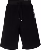 Saint Laurent SS23 Black Drawstring Shorts with Logo Print for Men 732762Y36SW1095 Saint Laurent SS23 Black Drawstring Shorts with Logo Print for Men 732762Y36SW1095