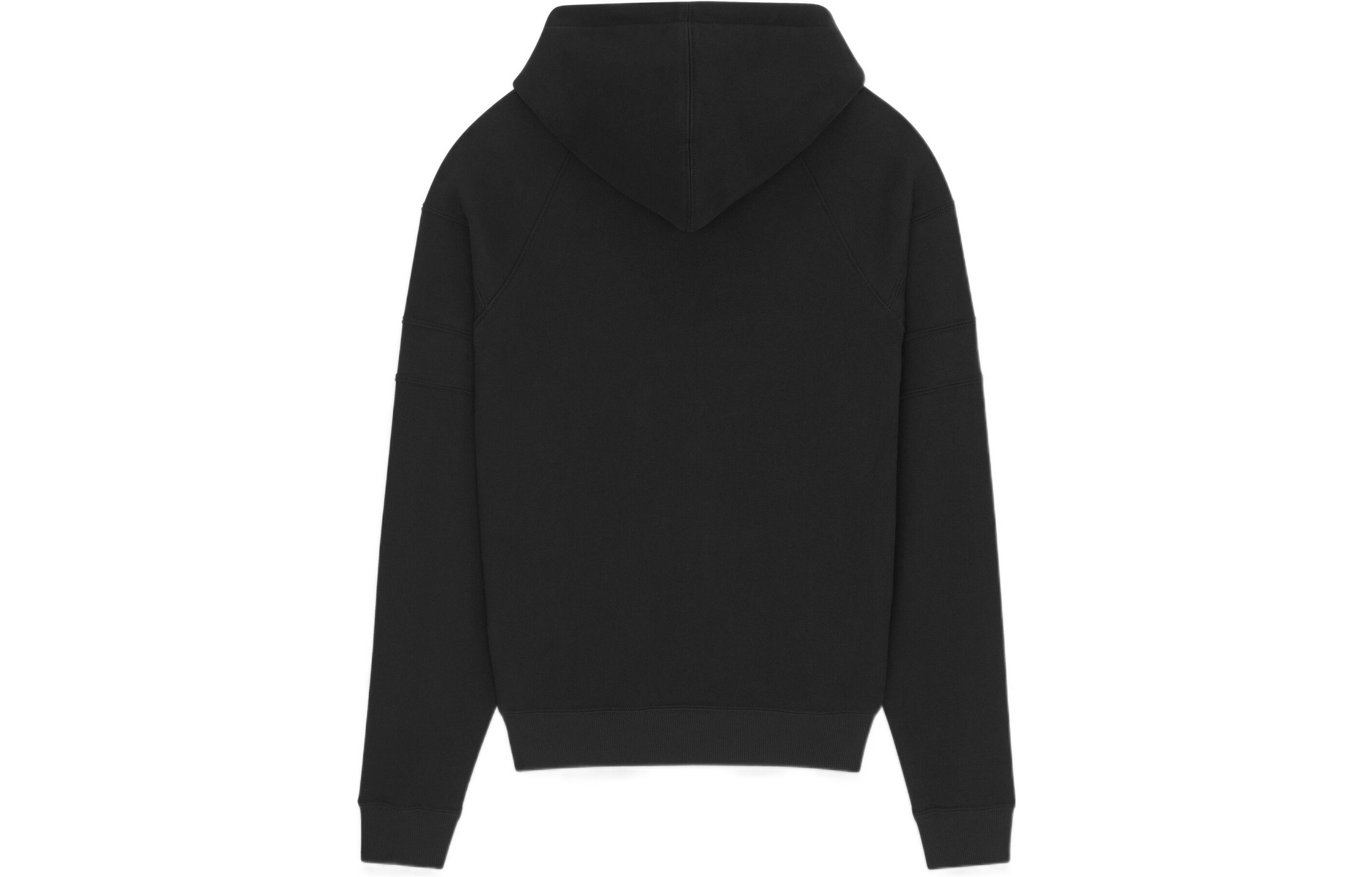 Lookbook Saint Laurent SS23 Black Solid Drawstring Hoodie 729849Y36SW1000