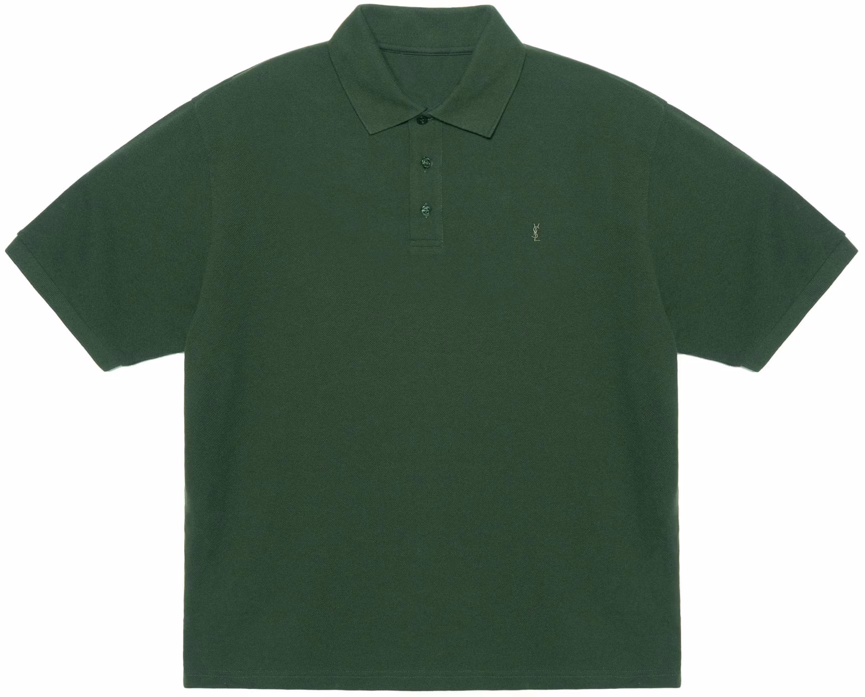 saint-laurent-ss-23-logo-embroidered-loose-fit-polo-shirt-green-men-s-713901-y37-hc-3642