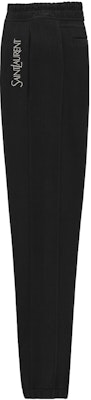 Saint Laurent SS23 Logo Print Drawstring Jogger Pants Black 736739Y36ZO1095 Lookbook Saint Laurent SS23 Logo Print Drawstring Jogger Pants Black 736739Y36ZO1095