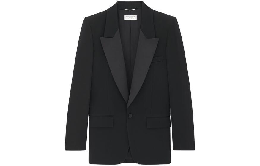 Order SAINT LAURENT SS23 Single-Button Solid Tailcoat Suit for Men. 735685Y7E631000
