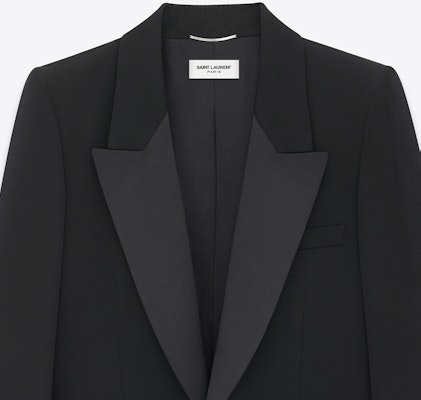 SAINT LAURENT SS23 Single-Button Solid Tailcoat Suit for Men. 735685Y7E631000 Purchase SAINT LAURENT SS23 Single-Button Solid Tailcoat Suit for Men. 735685Y7E631000