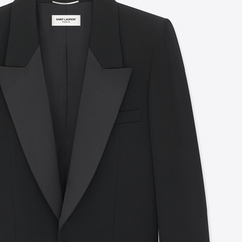 Sizing SAINT LAURENT SS23 Single-Button Solid Tailcoat Suit for Men. 735685Y7E631000