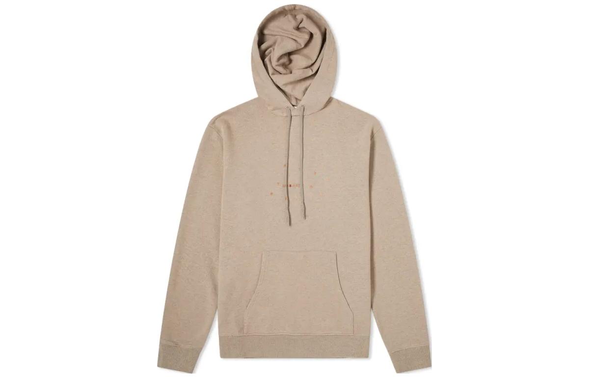 Saint Laurent SS23 Solid Color Drawstring Hoodie Men’s Taupe Gray 577092-YBJI2-1466