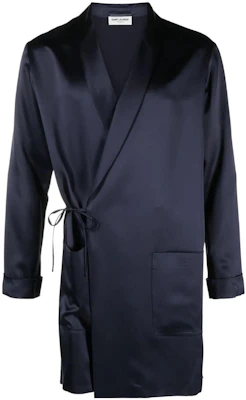 Saint Laurent SS23 Solid Color Lace-Up Long Sleeve Jacket Navy Blue 735173Y001W4000 Buy Saint Laurent SS23 Solid Color Lace-Up Long Sleeve Jacket Navy Blue 735173Y001W4000