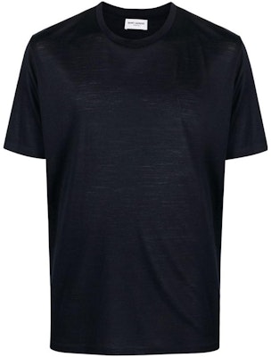 圣罗兰 SS23 男士刺绣标志圆领T恤 靛蓝蓝色 737953Y36HA4010 Buy 圣罗兰 SS23 男士刺绣标志圆领T恤 靛蓝蓝色 737953Y36HA4010