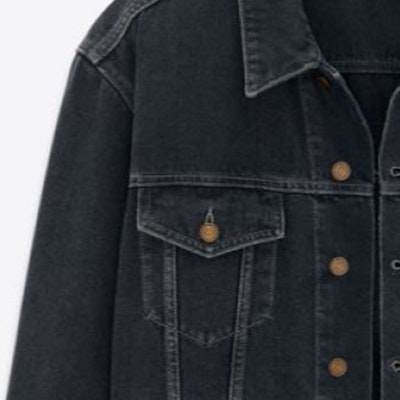 SAINT LAURENT SS24 Washed Black Denim Jacket Single-Breasted Loose Fit. 730958Y07TE3962 Purchase SAINT LAURENT SS24 Washed Black Denim Jacket Single-Breasted Loose Fit. 730958Y07TE3962