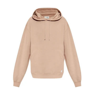 Saint Laurent SS24 Beige Hoodie with Logo Patch for Men 799171Y36SW