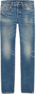 SAINT LAURENT SS24 男士低腰鈕扣淺藍牛仔褲 597052YV970-5017 Buy SAINT LAURENT SS24 男士低腰鈕扣淺藍牛仔褲 597052YV970-5017