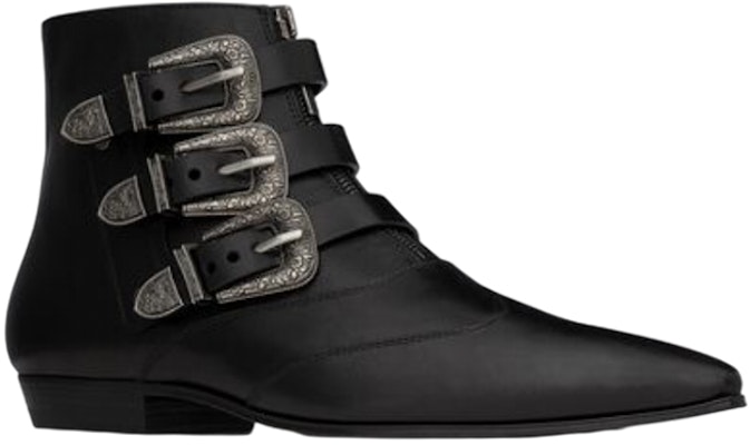 Saint Laurent Stan 'Black Leather Boot' 68724428N001000 Order Saint Laurent Stan 'Black Leather Boot' 68724428N001000