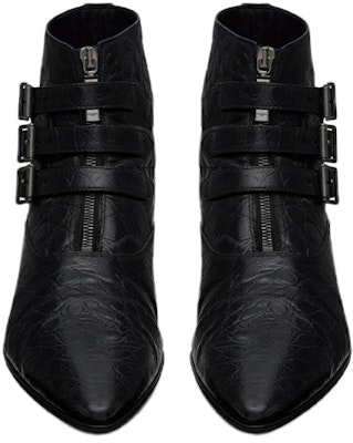 Saint Laurent Stan Boot 'Crocodile-Embossed Black' 68726125S001000 Purchase Saint Laurent Stan Boot 'Crocodile-Embossed Black' 68726125S001000