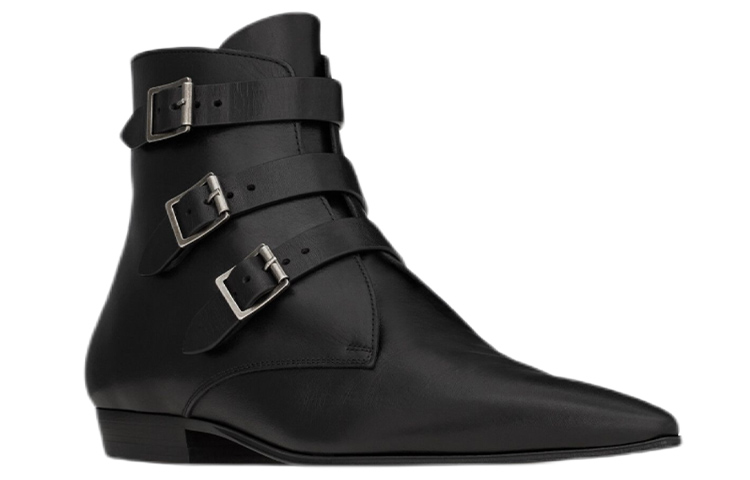 Order Saint Laurent Stan 'Kulit Halus Hitam' 68668728N001000