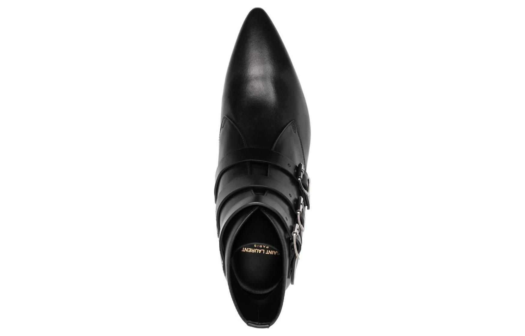 Shop Saint Laurent Stan 'Kulit Halus Hitam' 68668728N001000