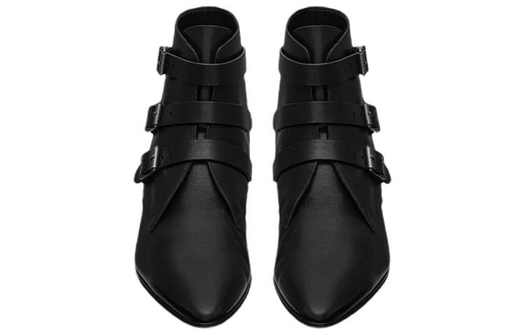 Purchase Saint Laurent Stan 'Kulit Halus Hitam' 68668728N001000