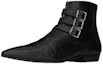 Lookbook Saint Laurent Stan Boot 'Kulit Buaya Tekstur Hitam' 68726125S001000
