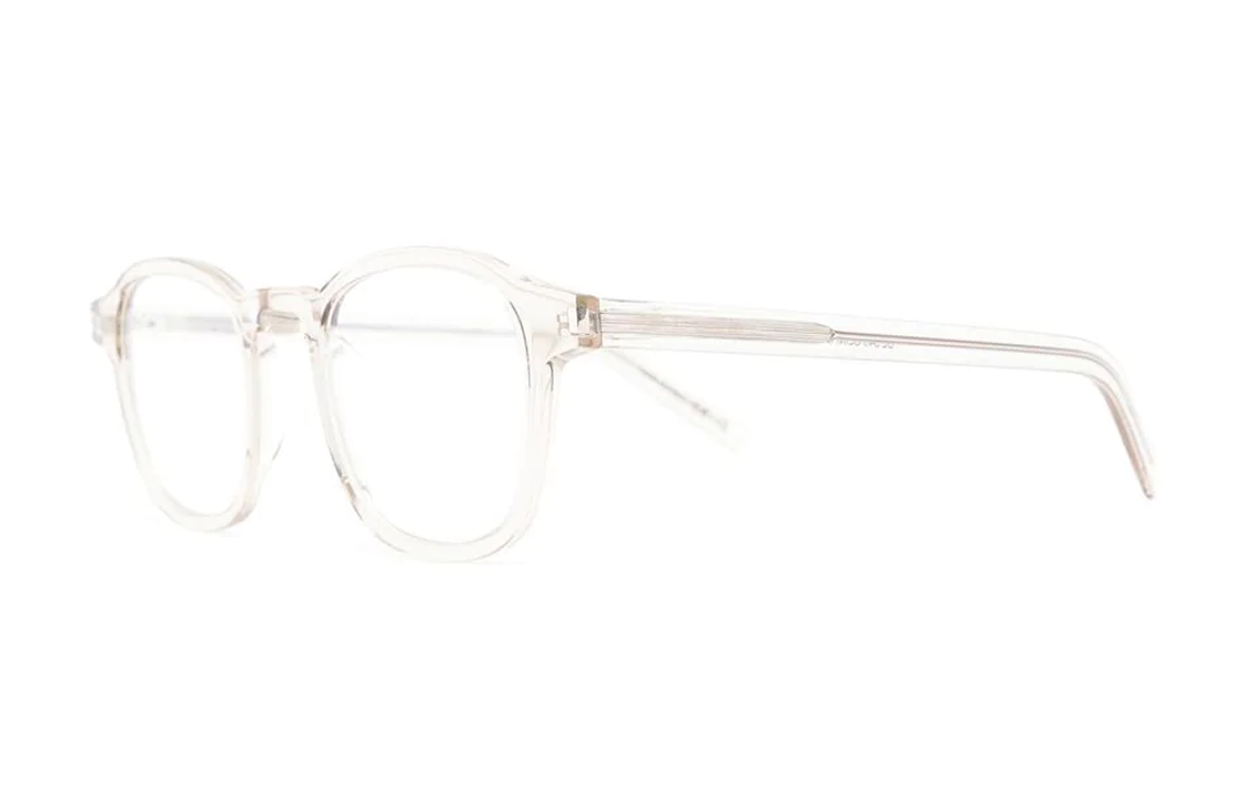 Saint Laurent Stylish Square Optical Glasses for Men in Light Beige. SL549SLIMOPT003