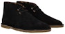 Saint Laurent But Angkel Suede 'Hitam' 5309000SO001000
