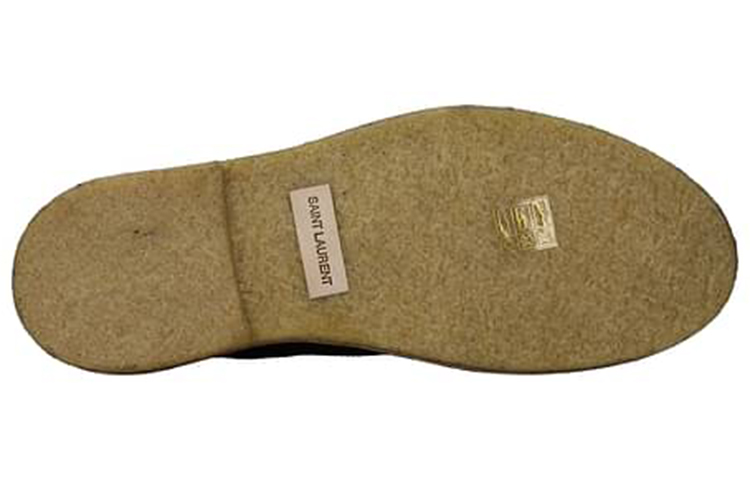 Shop Saint Laurent But Angkel Suede 'Hitam' 5309000SO001000