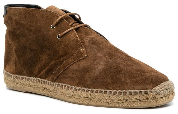 Lookbook Saint Laurent Suede Ankle Boots 'Brown' 6309241NX102353