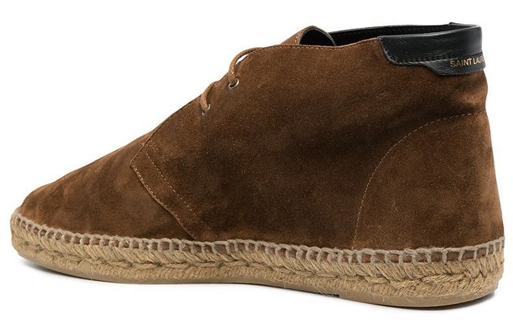 Shop Saint Laurent Suede Ankle Boots 'Brown' 6309241NX102353