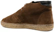 Shop Saint Laurent Suede Ankle Boots 'Brown' 6309241NX102353
