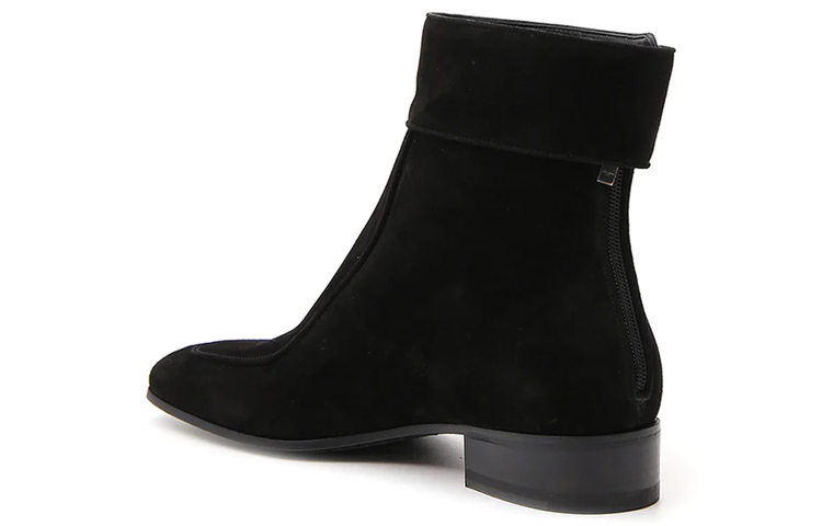 Saint Laurent Suede Calfskin Zip 'Black' 圖 3