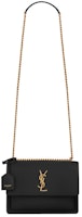 Saint Laurent Sunset Chain Bag Medium Noir Saint Laurent Sunset Chain Bag Medium Noir
