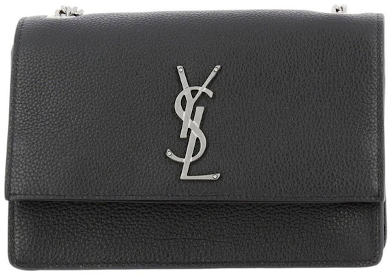 Saint Laurent Sunset Chain Shoulder Bag Black Buy Saint Laurent Sunset Chain Shoulder Bag Black
