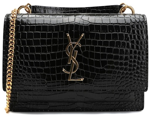 Saint Laurent Sunset Chain Wallet Black Buy Saint Laurent Sunset Chain Wallet Black