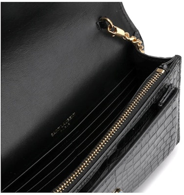 Saint Laurent Sunset Chain Wallet Black Lookbook Saint Laurent Sunset Chain Wallet Black