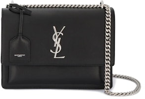 Saint Laurent Sunset Crossbody Bag Medium Black Saint Laurent Sunset Crossbody Bag Medium Black