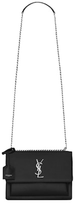 Saint Laurent Sunset Crossbody Bag Medium Black Lookbook Saint Laurent Sunset Crossbody Bag Medium Black