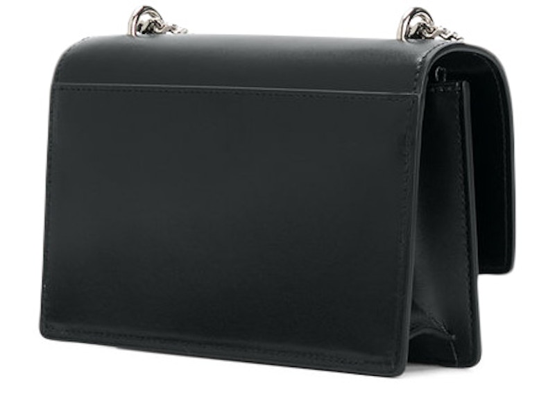 Order サンローラン サンセット ウォレット オン チェーン シルバー ミニ ブラック