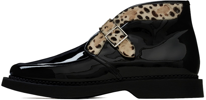 Saint Laurent Teddy Buckle Mid-Top Boots 'Patent Black' 6675991TV801079 Buy Saint Laurent Teddy Buckle Mid-Top Boots 'Patent Black' 6675991TV801079
