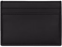 Order Saint Laurent Tiny Cassandre Porta Tarjetas Negro Mate Logo Plateado