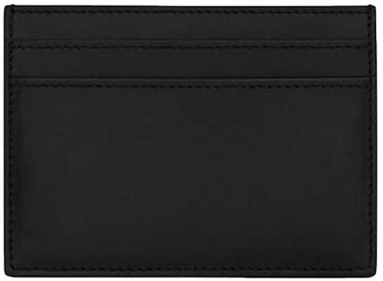 Saint Laurent Tiny Cassandre (5 Card Slot) Card Case Black Logo Matte Black Order Saint Laurent Tiny Cassandre (5 Card Slot) Card Case Black Logo Matte Black