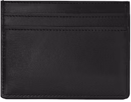 Order Saint Laurent Tarjetero Tiny Cassandre Negro con Logo Dorado (5 Ranuras).