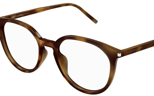 SAINT LAURENT 玳瑁醋酸不規則光學眼鏡 男女適用 SL681F Shop SAINT LAURENT 玳瑁醋酸不規則光學眼鏡 男女適用 SL681F