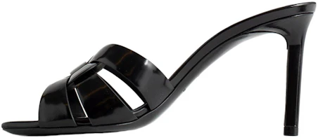 Saint Laurent Tribute Leather Mules 'Black Glacé' 669431AAAZY1000 Saint Laurent Tribute Leather Mules 'Black Glacé' 669431AAAZY1000