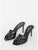 Saint Laurent Tribute Leather Mules 'Hitam Glacé' 669431AAAZY1000