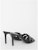 Saint Laurent Tribute Leather Mules 'Hitam Glacé' 669431AAAZY1000