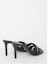 Shop Saint Laurent Tribute Leather Mules 'Hitam Glacé' 669431AAAZY1000