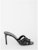 Saint Laurent Tribute Leather Mules 'Hitam Glacé' 669431AAAZY1000