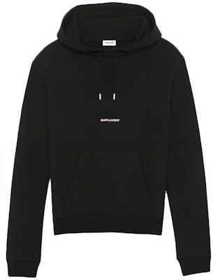 SAINT LAURENT Unisex Black Fleece Hoodie 464581YB2PG1000 Buy SAINT LAURENT Unisex Black Fleece Hoodie 464581YB2PG1000