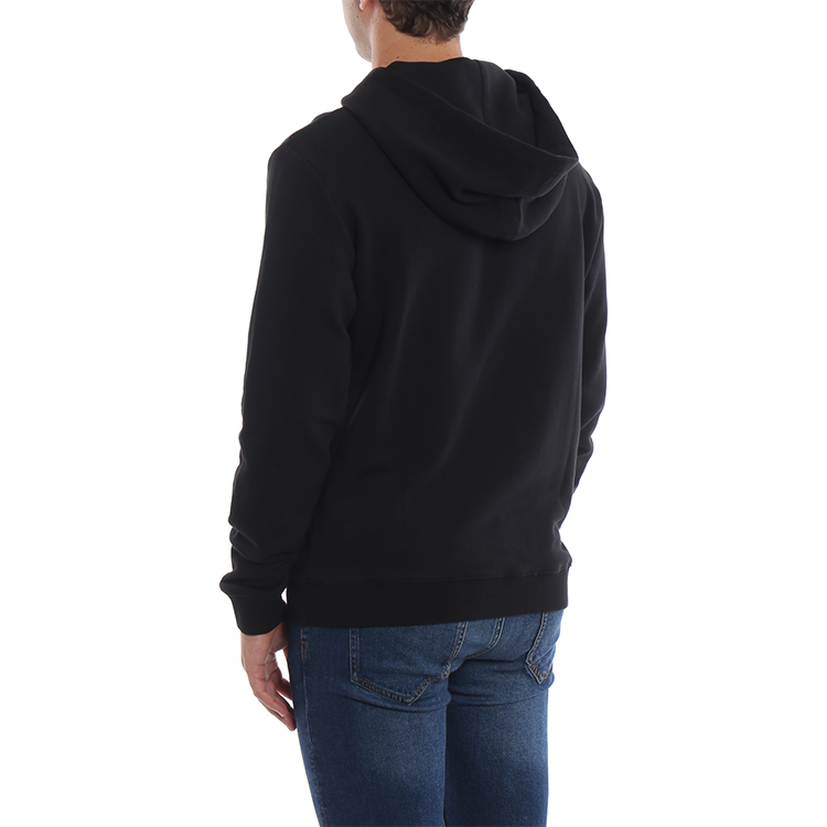 Purchase SAINT LAURENT Unisex Black Fleece Hoodie 464581YB2PG1000