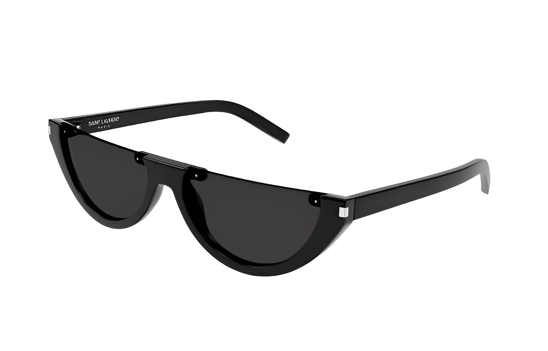 Saint Laurent Unisex Black Irregular Sunglasses - Trendy Luxury Eyewear SL563001 圖 2
