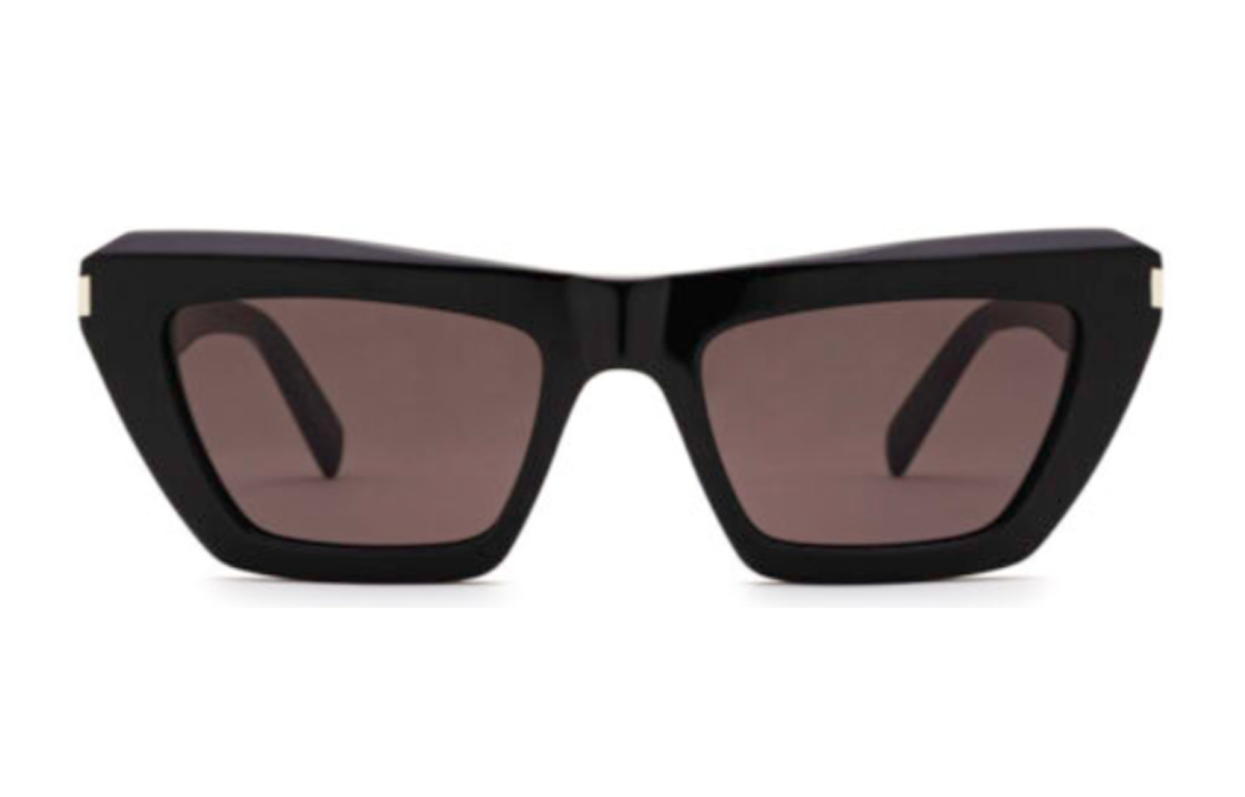 Order Saint Laurent Unisex Black Sunglasses with Logo Detail and Irregular Frame Design. SL467-001