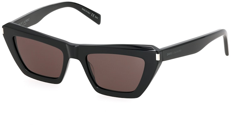 Saint Laurent Unisex Black Sunglasses with Logo Detail and Irregular Frame Design. SL467-001 Shop Saint Laurent Unisex Black Sunglasses with Logo Detail and Irregular Frame Design. SL467-001